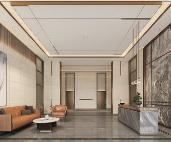 Modern Office Reception Desk-ID:826729062