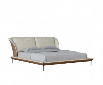 Modern Double Bed-ID:358289963