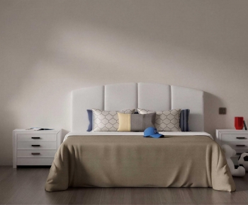 Modern Double Bed-ID:397631887