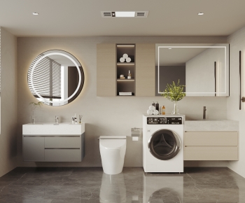 Modern Bathroom Cabinet-ID:728658916