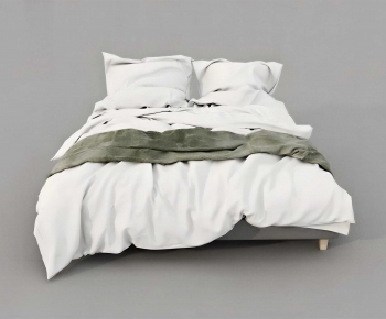 Modern Double Bed-ID:872650126