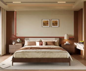 New Chinese Style Bedroom-ID:523920136
