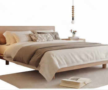 Modern Double Bed-ID:361548908