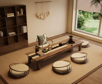 Wabi-sabi Style Tea Tables And Chairs-ID:353593118