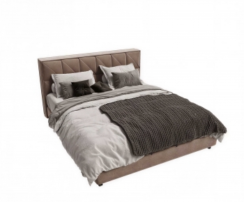 Modern Double Bed-ID:530523068