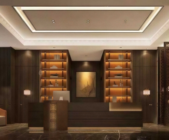 New Chinese Style Lobby Hall-ID:949935917