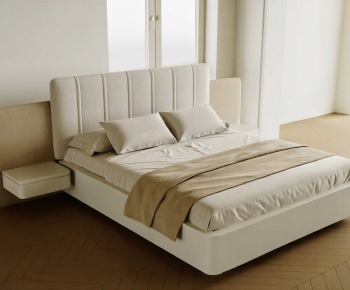 Modern Double Bed-ID:684801104