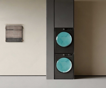 Modern Laundry Cabinet-ID:524180891