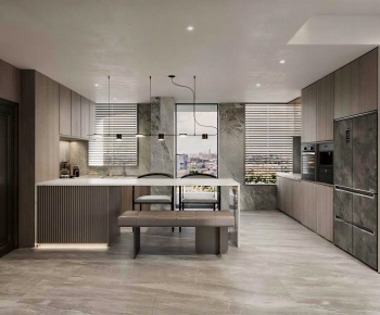 Modern Open Kitchen-ID:964050059
