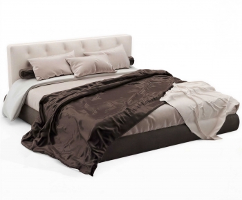 Modern Double Bed-ID:222340111