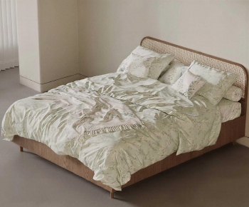Modern Double Bed-ID:808444024