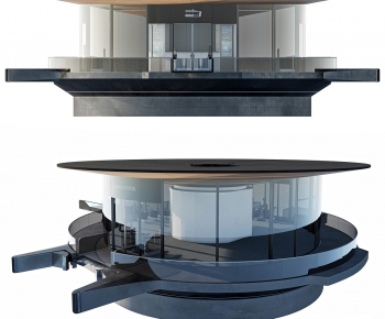 Modern Appearance Of Commercial Building-ID:556060089