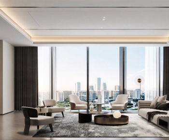 Modern A Living Room-ID:615968949