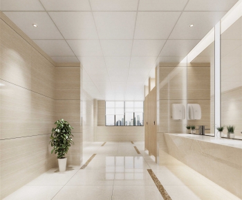 Modern Public Toilet-ID:670619016