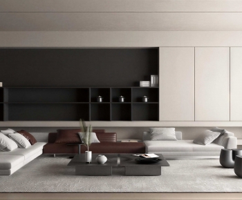 Modern A Living Room-ID:695364959