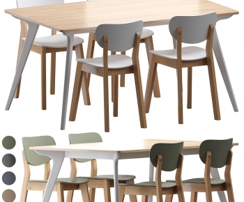 Modern Dining Table And Chairs-ID:964822053