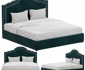 Modern Double Bed-ID:872544052