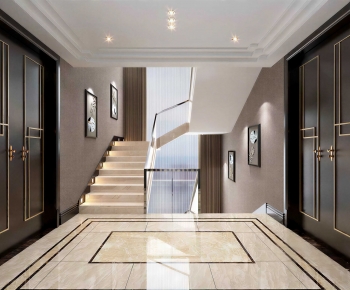 New Chinese Style Stairwell-ID:179851065