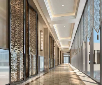 Simple European Style Corridor-ID:692095047