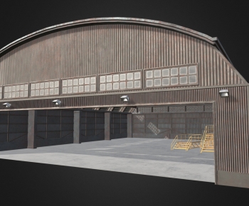 Modern Factory Floor/warehouse-ID:888777027