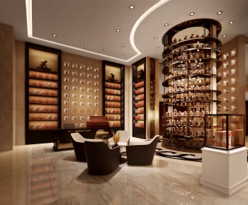 Modern Exhibition Hall-ID:530883072