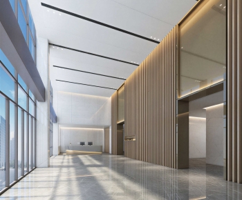 Modern Office Reception Desk-ID:488700927