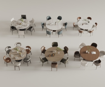 Modern Dining Table And Chairs-ID:400784029