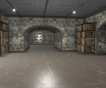 Modern Factory Floor/warehouse-ID:207567933