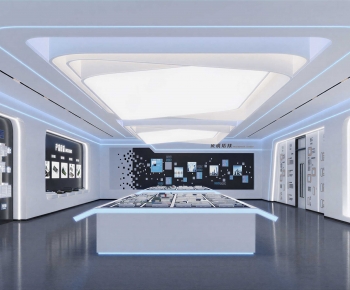 Modern Exhibition Hall-ID:905378109