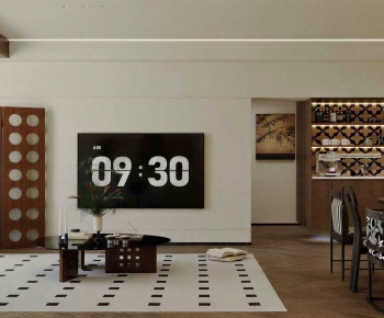 Modern A Living Room-ID:334374902