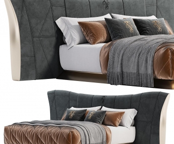 Modern Double Bed-ID:717566976