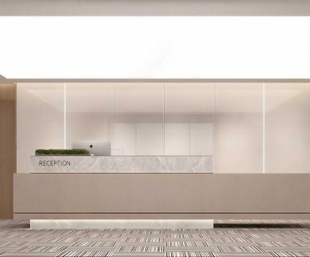 Modern Office Reception Desk-ID:456367028
