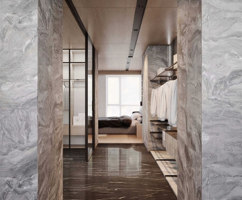 Modern Clothes Storage Area-ID:908194078