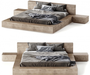 Modern Double Bed-ID:881606107