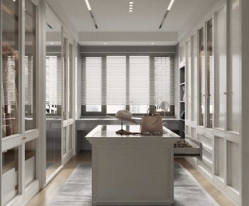 Simple European Style Clothes Storage Area-ID:813820413