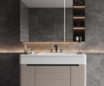 Modern Bathroom Cabinet-ID:977780879