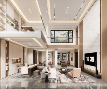 Modern A Living Room-ID:166049049