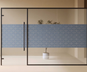 Modern Glass Screen Partition-ID:212158925