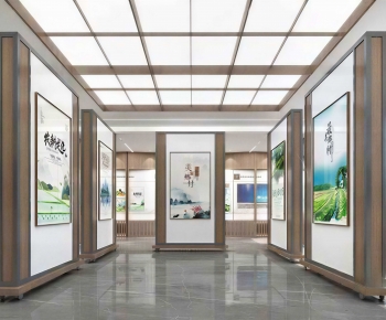 New Chinese Style Exhibition Hall-ID:286738923