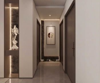 New Chinese Style Hallway-ID:833233128