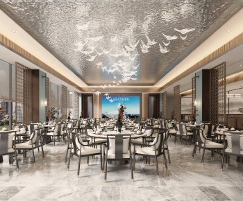 New Chinese Style Banquet Hall-ID:135090416