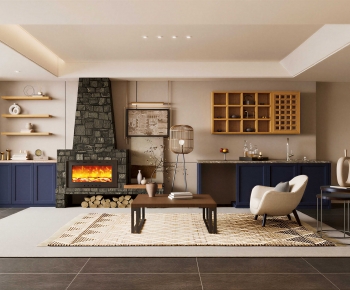 Modern A Living Room-ID:472301019