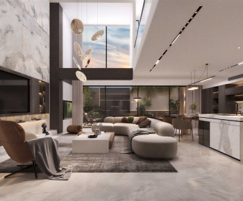 Modern A Living Room-ID:531583072