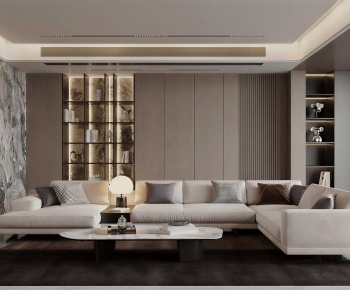 Modern A Living Room-ID:618865973