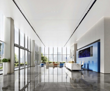 Modern Office Reception Desk-ID:437887918