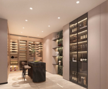 Modern Wine Cellar/Wine Tasting Room-ID:329216009