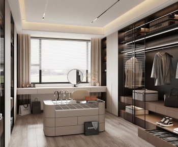 Modern Clothes Storage Area-ID:715770013