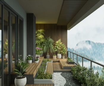 Modern Balcony-ID:534219035