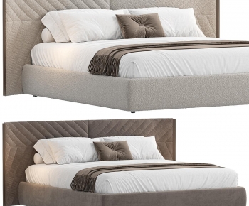 Modern Double Bed-ID:447588925