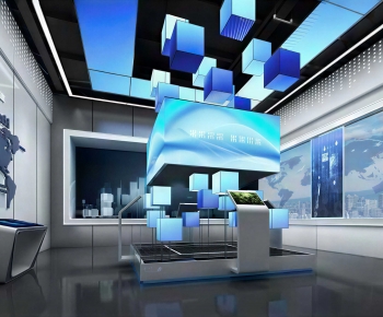 Modern Exhibition Hall-ID:281615973